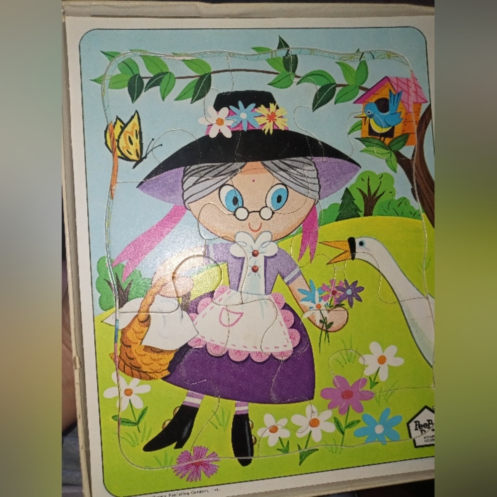 Whitman PeePul Pals 9- Children Puzzles -1967 - Picture 4 of 11